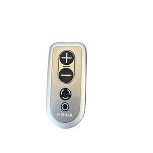 Phonak PilotOne (PilotOne1) Remote for Phonak Hearing aids with case and clip.
